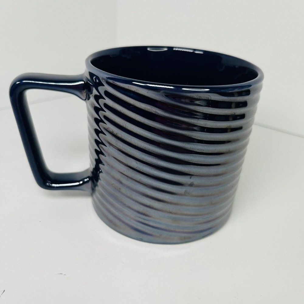 Starbucks Holiday 2020 Iridescent Rainbow Luster Swirl Ceramic Cup Mug 12 fl oz